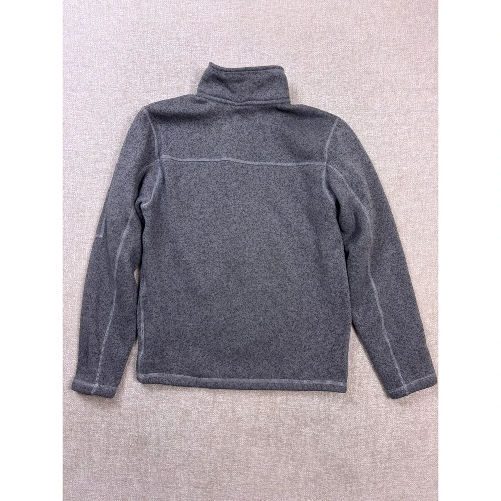 The North Face Mens Gordon Lyons 1/4 Zip Fleece Pullover Gray Heather Small